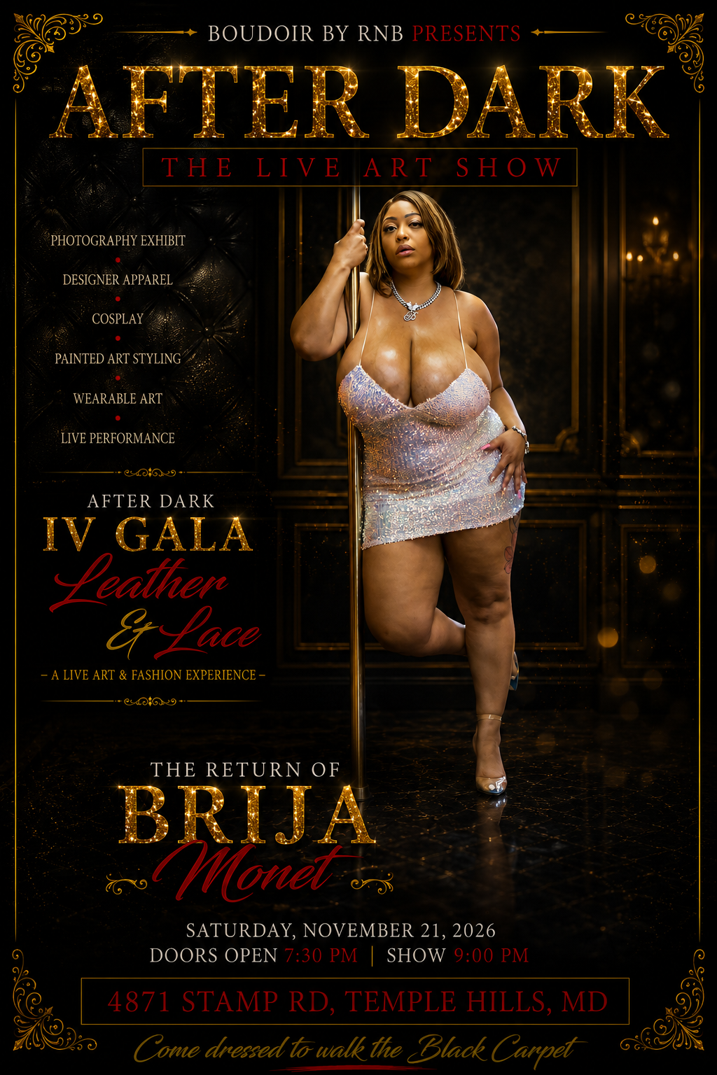 After Dark IV Gala promotional flyer